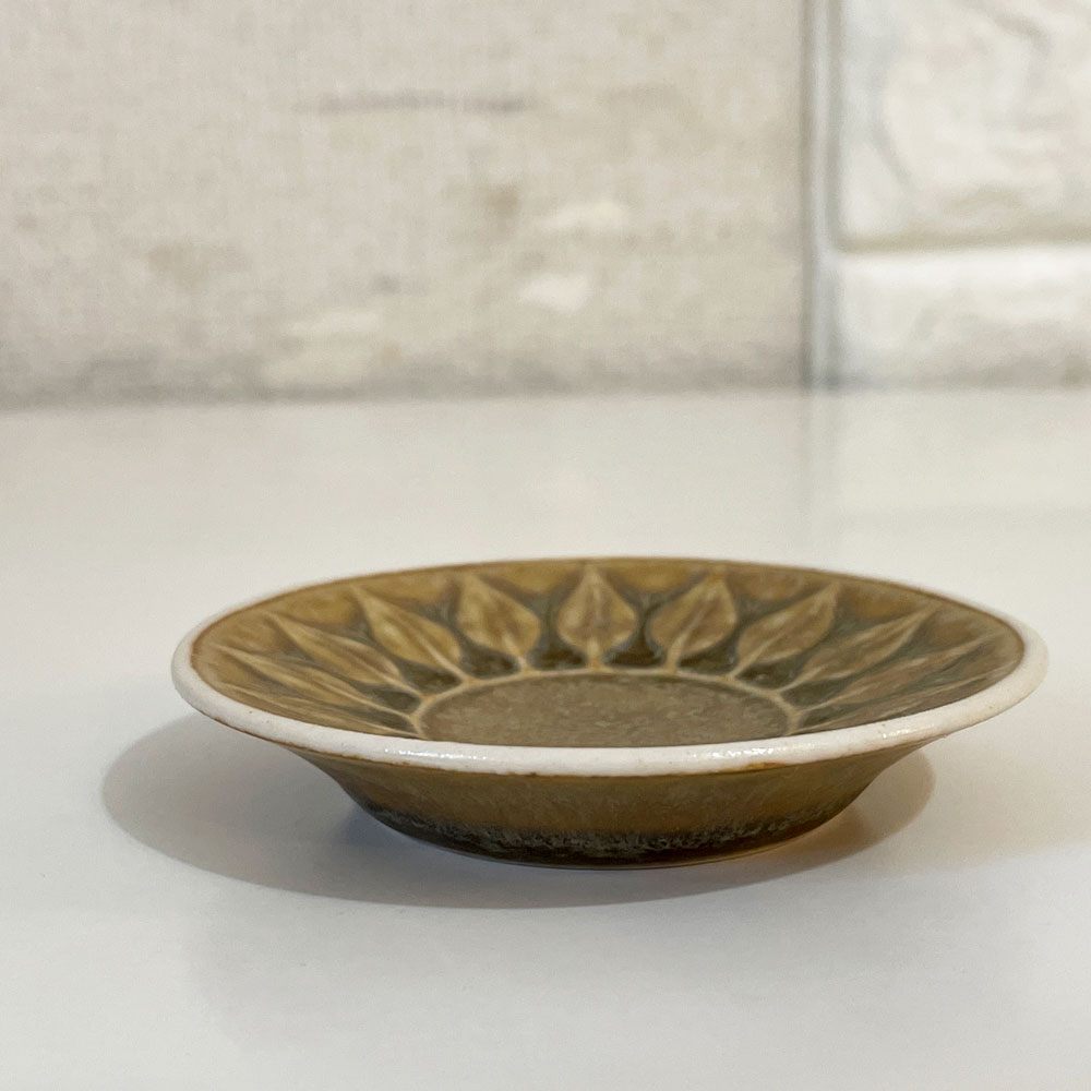 クロニーデン KRONJYDEN レリーフ Relief 豆皿 7.5cm イェンス クイストゴー デンマーク 北欧食器 ◎
