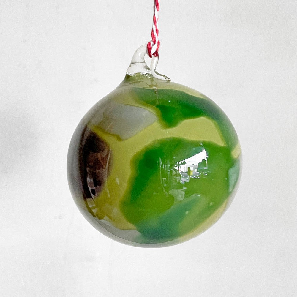 辻和美 ファクトリーズーマー factory zoomer クリスマスボール オーナメント 迷彩柄 2021年 箱付き 現代作家 A ■