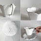 アスティエ・ド・ヴィラット Astier de Villatte マーガレット Marguerite チョコレートカップ＆ソーサー C&S 陶器 フランス 合計定価￥47,960- ■