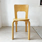 アルテック artek チェア66 Chair66 バーチ材 ダイニングチェア アルヴァ・アアルト フィンランド 北欧家具 B ★