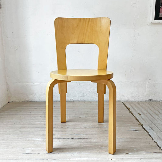 アルテック artek チェア66 Chair66 バーチ材 ダイニングチェア アルヴァ・アアルト フィンランド 北欧家具 B ★