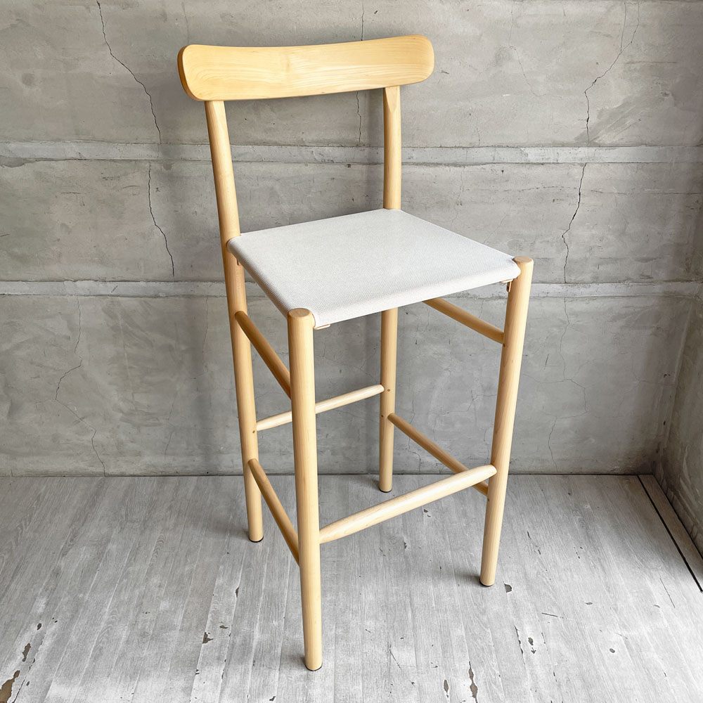 マルニ木工 MARUNI collection ライトウッド Lightwood バースツール ハイ メープル材  メッシュシート ジャスパー・モリソン Jasper Morrison 参考価格￥105,600- B ♪
