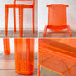 カルテル Kartell ラ マリー La Marie ダイニングチェア スタッキング オレンジ 廃番カラー フィリップ・スタルク B ◇