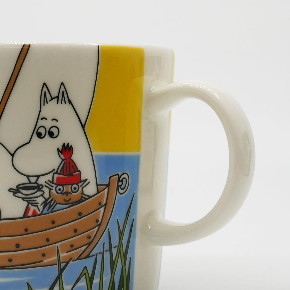 アラビア ARABIA ムーミンマグ MOOMIN クリップダッスとトゥーティッキの航海 2014年 夏限定 フィンランド 北欧食器 箱付き ●