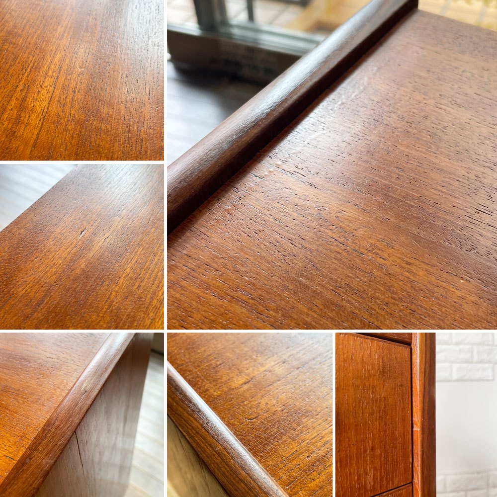 デンマークビンテージ Danish Vintage チーク材 スモール 3段 ドロワー チェスト サイドチェスト チーク材 北欧家具 ◎