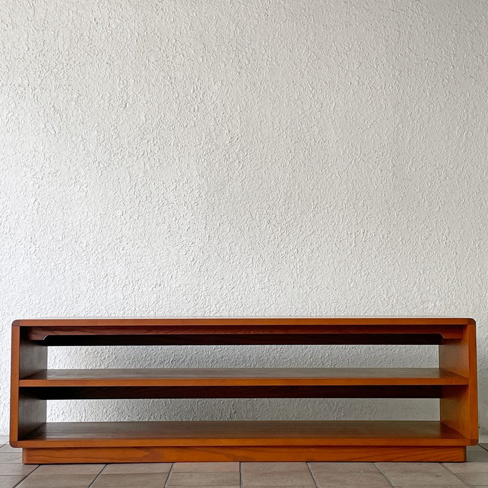 イデー IDEE マルー TV キャビネット MALUH TV CABINET AVボード アジャスター オープンタイプ アントンブラウン アッシュ材 W140cm 定価133,100円 良品 ◇