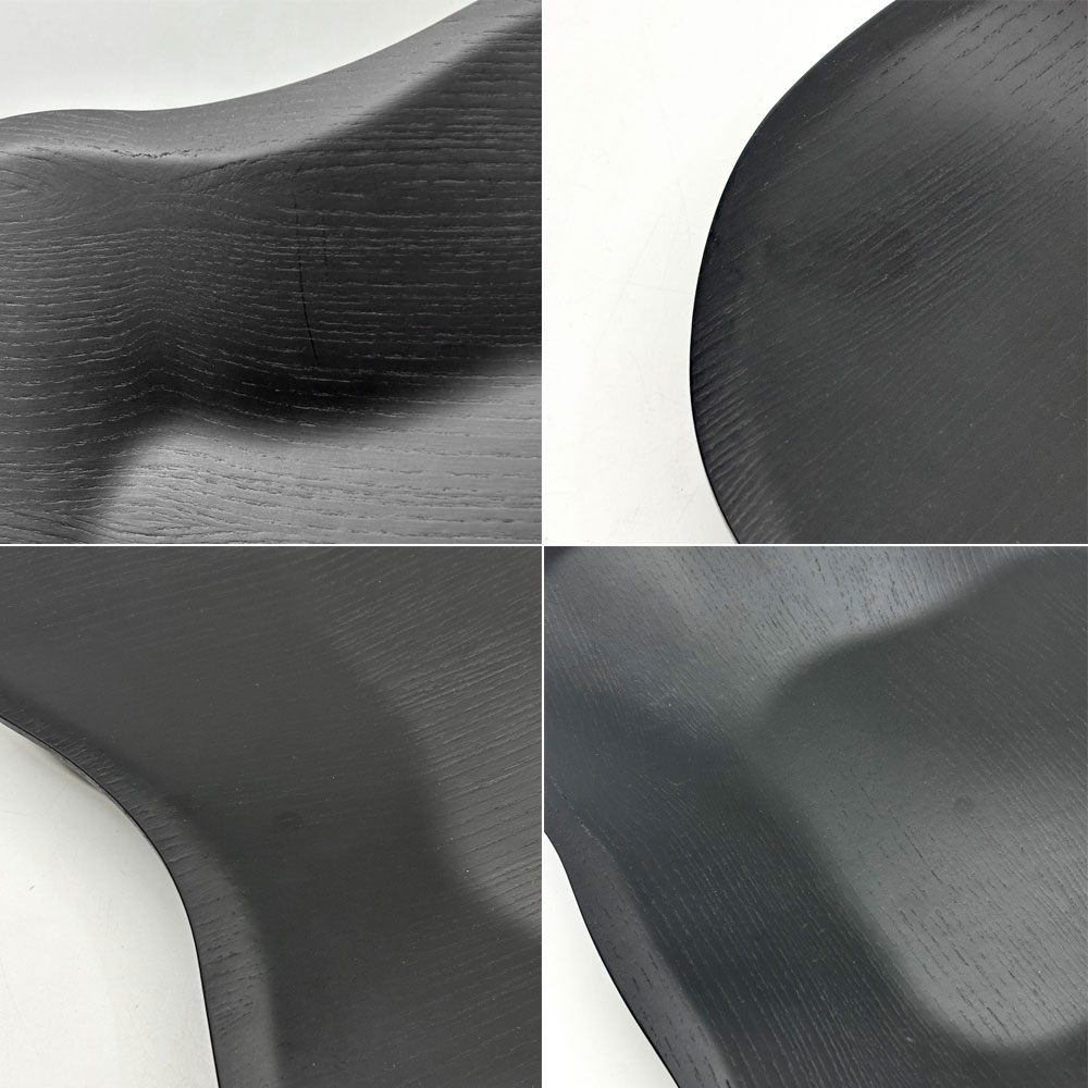イッタラ iittala アルヴァ・アアルトコレクション Alvar Aalto プライウッドボウル プレート 385mm  ブラック 北欧 バーチ材 希少カラー ●