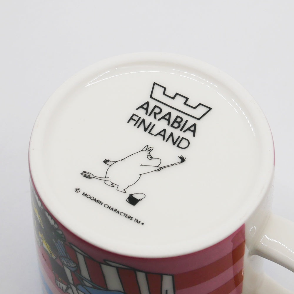 アラビア ARABIA ムーミンマグ MOOMIN ローズガーデン 2010年 夏限定 フィンランド 北欧食器 箱付き ●