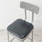 リオン LYON ファクトリー チェア FACTORY CHAIR カウンターチェア グレー バックレスト クッション PVCレザー 座面高69cm パシフィックファニチャーサービス P.F.S取り扱い D ●