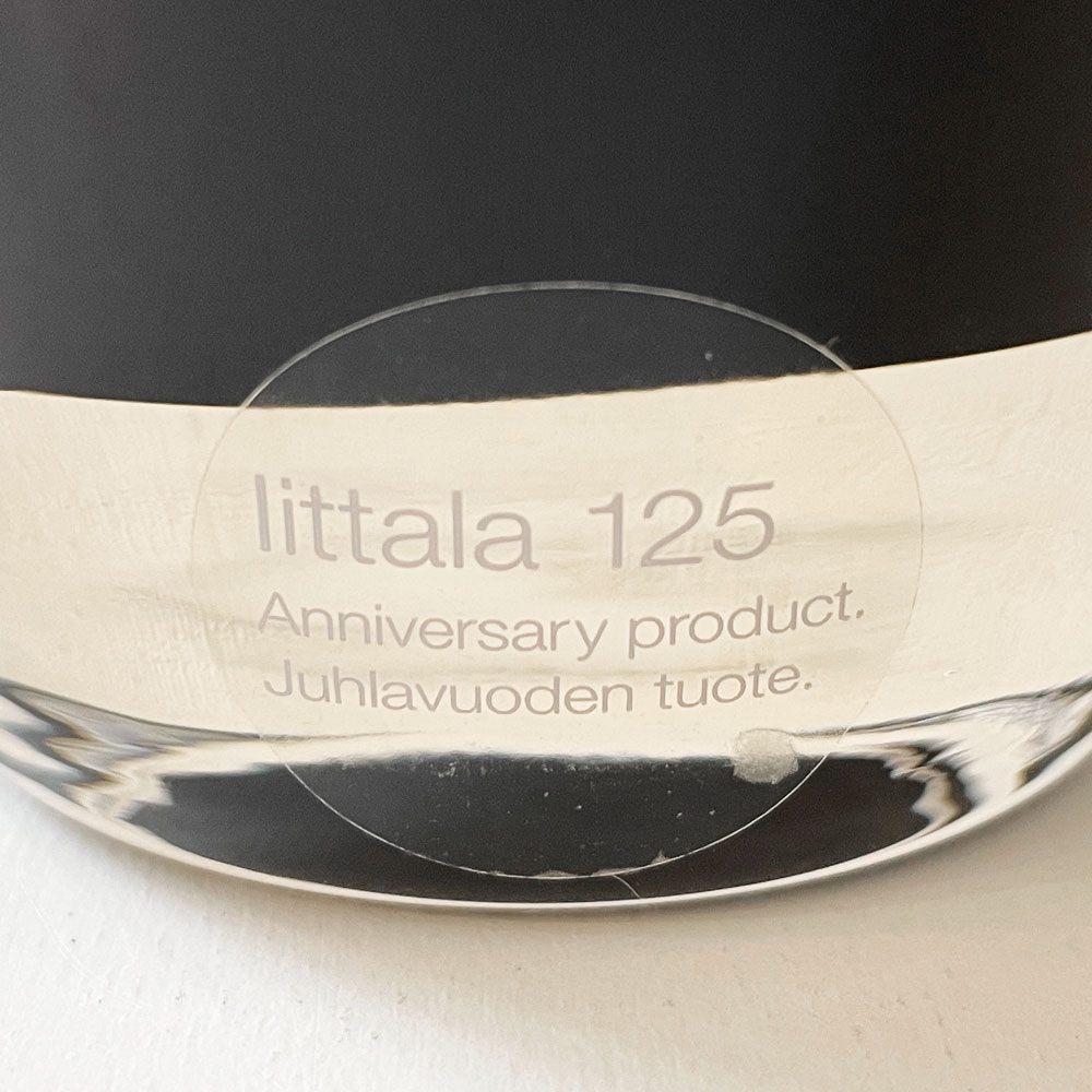 イッタラ iittala アニバーサリーボウル 125 Anniversary Bowl ブラック 135mm 箱付 ケルトゥ・ヌルミネン フィンランド 2006年限定 ◎