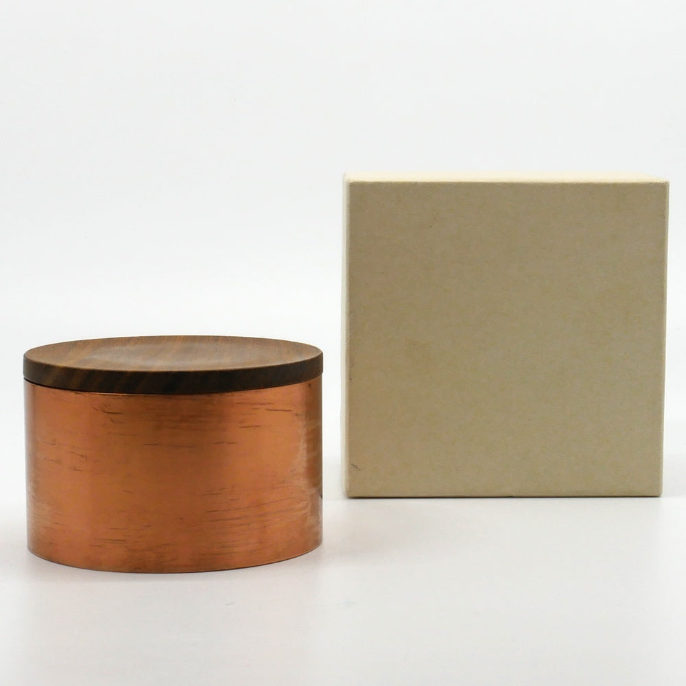 開化堂 Kaikado カッパー プレシャスボックス Copper precious box x-small w/wooden lid  銅製 木蓋 杉材 八木隆裕 京都 伝統工芸 定価38,500円 B ●