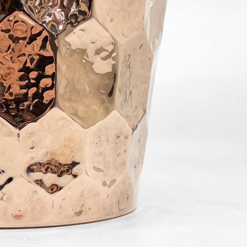 トムディクソン Tom Dixon ヘックス シャンパン バケツ Hex Champagne Bucket 銅製 打ち出し 廃番 ●
