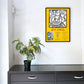 キース・ヘリング Keith Haring イベントポスター 1994年 Thalia Buchhandlung Hamburg  ドイツ 書店 ストリートアート アートフレーム 額装品 ★