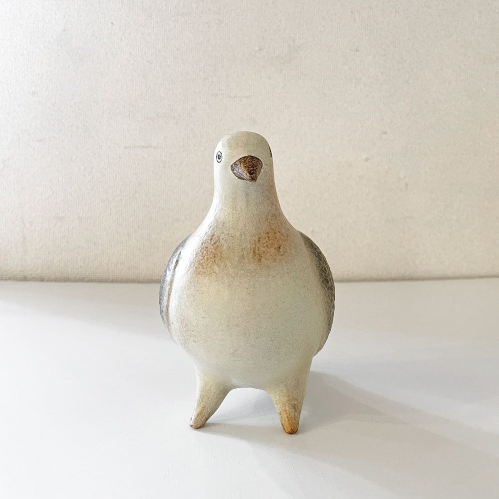 ケラミックスタジオグスタフスベリ KERAMIK STUDION GUSTAVSBERG ピジョン Pigeon ハト 陶製フィギュリン リサ・ラーソン スウェーデン 廃番 ◎