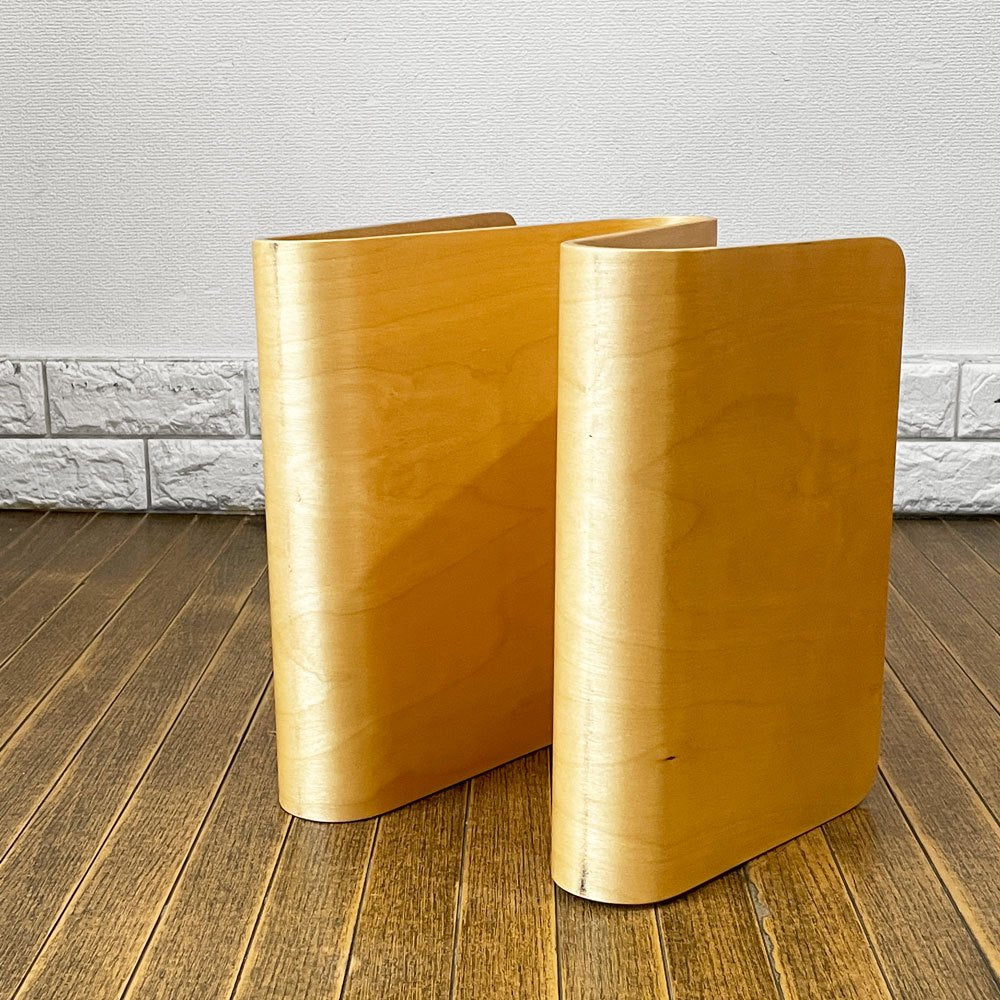 オッフィー offi マガジンラック マグスタンド MAG STAND バーチ材 プライウッド Eric Pfeiffer デザイン MoMA ミッドセンチュリーモダン 廃番 ◎