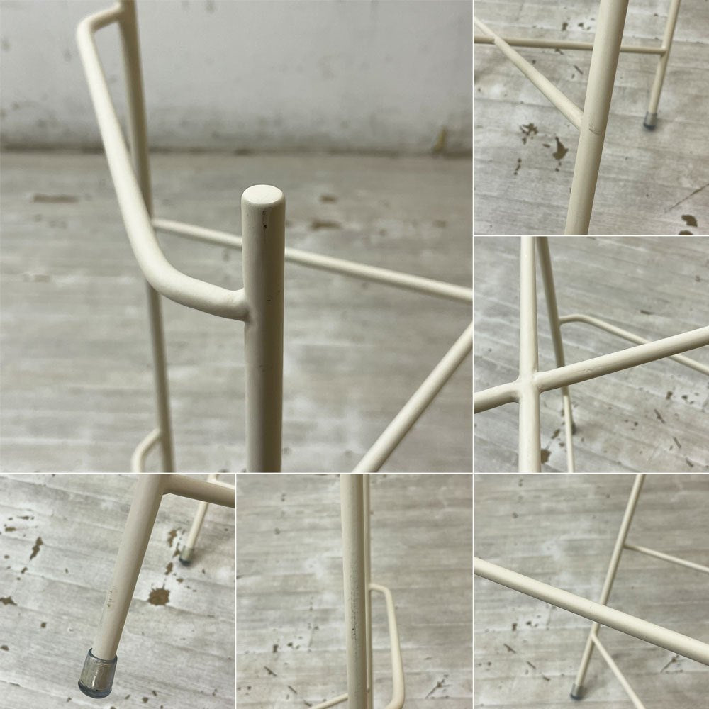 イデー IDEE ワラビー WALLABY バスケットスタンド BASKET STAND ラタン スチール ホワイト ●