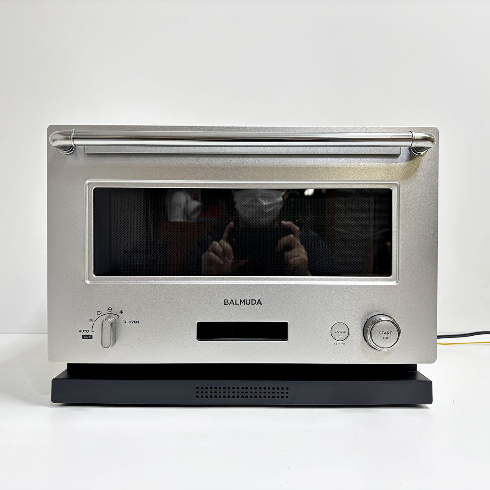 バルミューダ BALMUDA ザ・レンジ The Range K09A-SU 電子レンジ オーブンレンジ 800W ステンレス 2024年製 高年式 取扱説明書付 ●