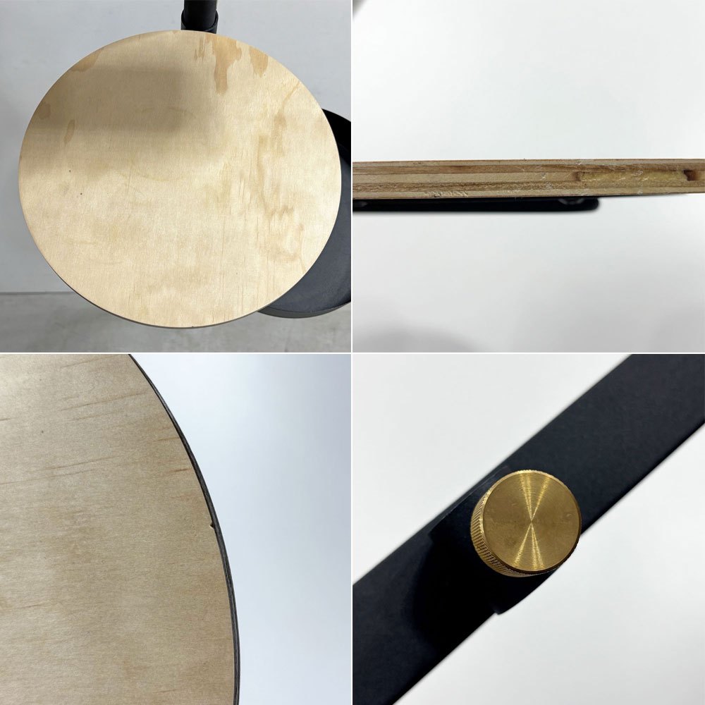 ドローアライン DRAW A LINE テンションロッド Tension Rod B + テーブル＆トレイ＆ブックスタンド  ブラック ●