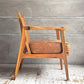 ダブルティー WTW アペルト チェア APERTO CHAIR NT アームチェア ラウンジチェア 1Pソファ レザー ブラウン 西海岸 ウエストコースト ♪