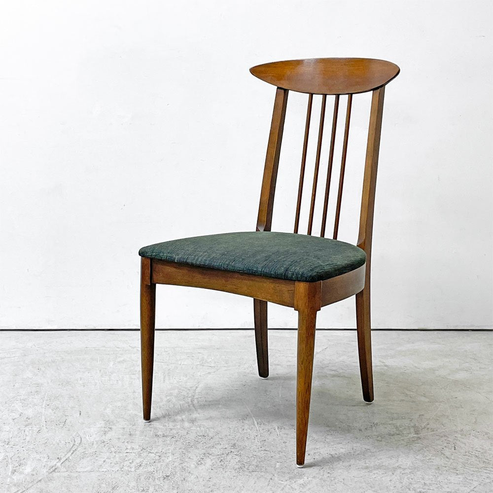 ブロイヒル Broyhill スカルプトラ Sculptra ダイニングチェア ウォールナット USビンテージ vintage ミッドセンチュリー A ●