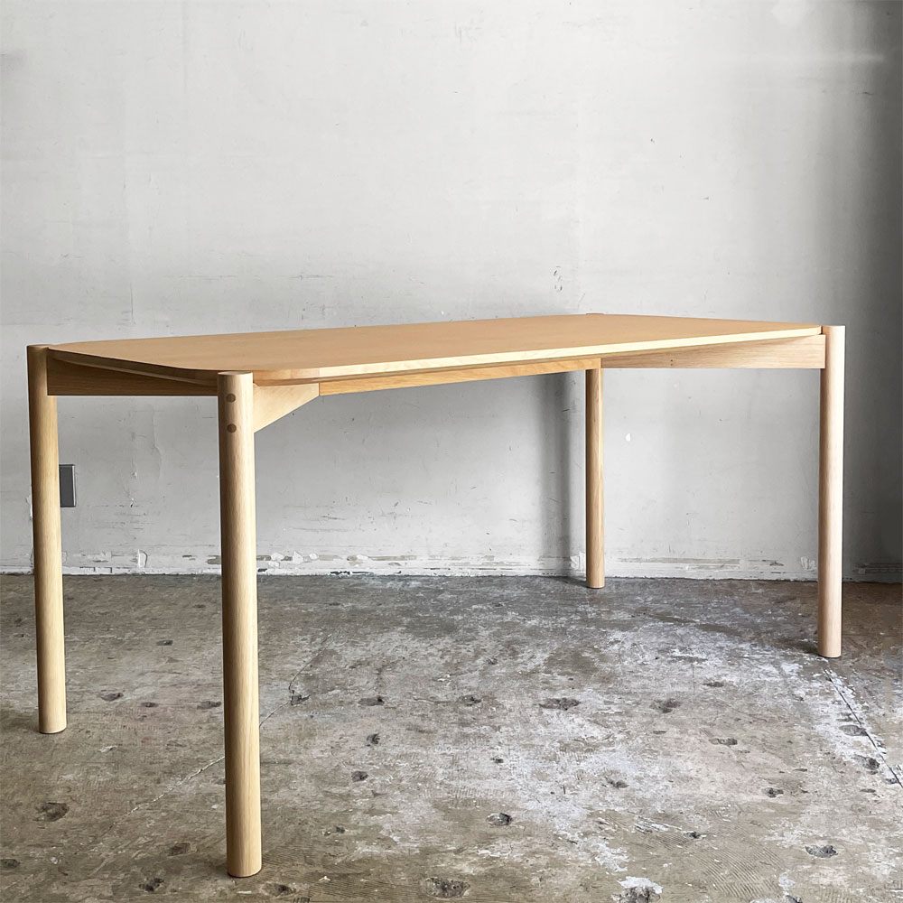 カリモクニュースタンダード Karimoku キャストール ダイニングテーブル CASTOR TABLE 150 ピュアオークカラー 国産ナラ材 ナチュラル 定価￥145,200- ■