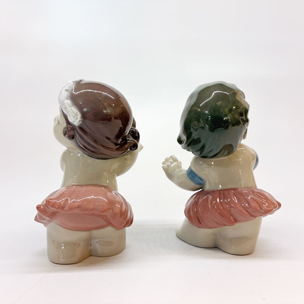 リヤドロ LLADRO ナオ NAO ハワイ フラダンス フィギュリン ペアセット スペイン ★