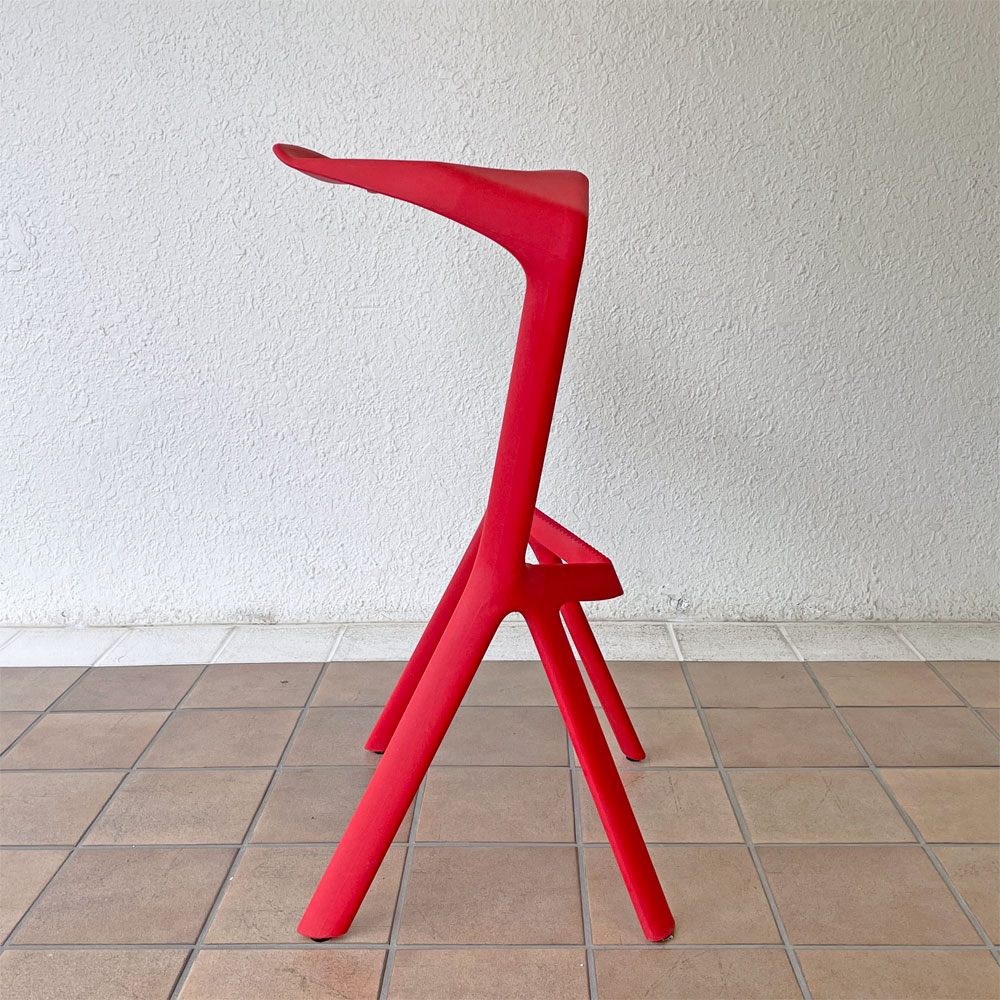 プランク PLANK ミウラスツール MIURA stool ハイスツール スタッキング レッド コンスタンチン･グルチッチ 定価￥29,590- ◇