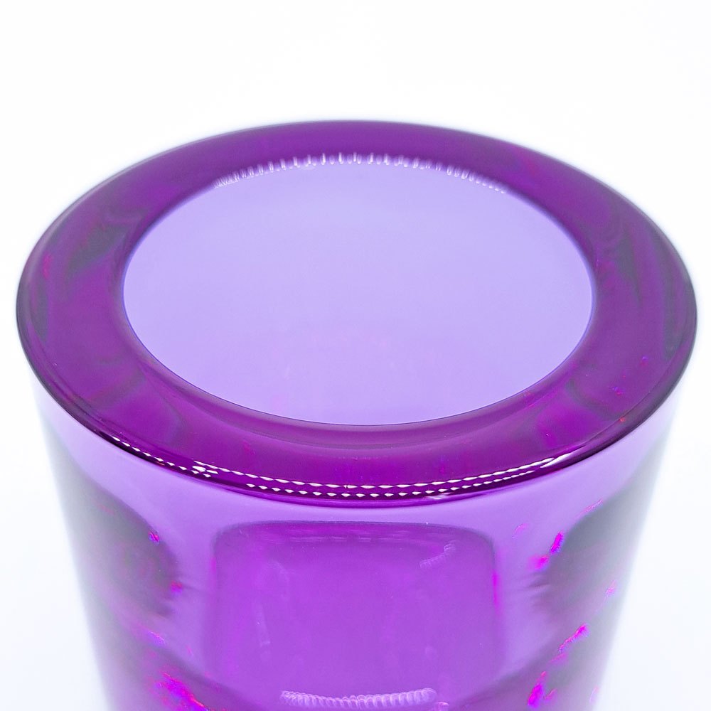 イッタラ iittala マリメッコ marimekko キビ kivi キャンドルホルダー アメジスト 60mm フィンランド 北欧雑貨 廃番カラー C ●