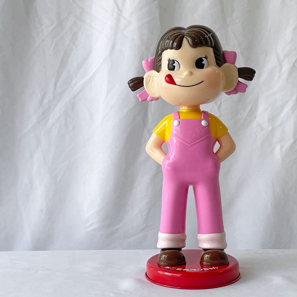 不二家 FUJIYA 首ふり ペコちゃん人形 127-PK02 限定カラー 非売品 Smile Switch Festa 2022 Valentine in GINZA限定 ◇