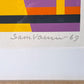 サムバンニ Sam Vanni コンポジション Composition シルクスクリーン A2相当サイズ 額装品 ★