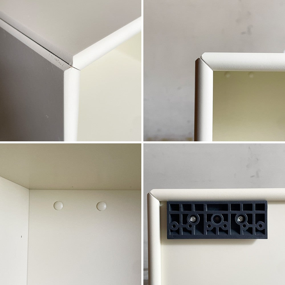 モンタナ MONTANA システムシェルフユニット SYSTEM SHELF UNIT 1列 オープンシェルフ W46.8×D30×H35.5cm アイボリー オフホワイト デンマーク B ■