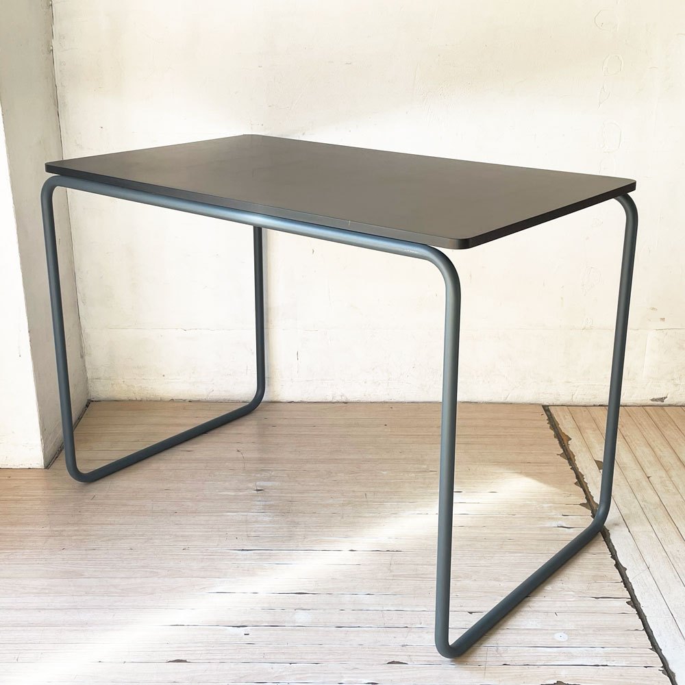 無印良品 MUJI ×トーネット THONET スチールパイプデスク Mサイズ ダークグレー バウハウス ★