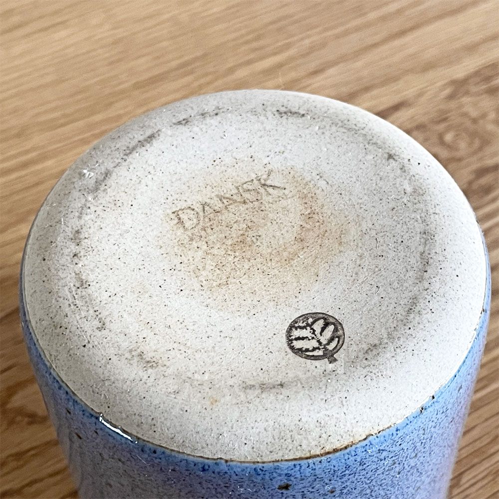 ダンスク DANSK ニールストーン neilstone セラミック シュガーポット キャニスター ブルー ビンテージ 北欧 ■