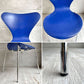 フリッツハンセン Fritz Hansen セブンチェア ダークブルー アルネヤコブセン 北欧 プライウッド ダイニングチェア ♪