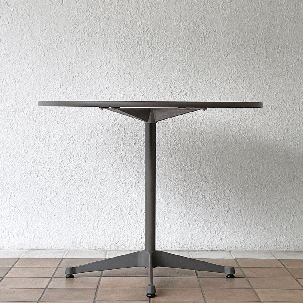 ハーマンミラー Herman Miller コントラクトテーブル ラウンド φ90cm ビンテージ チャールズ&レイ イームズ ミッドセンチュリー ◇