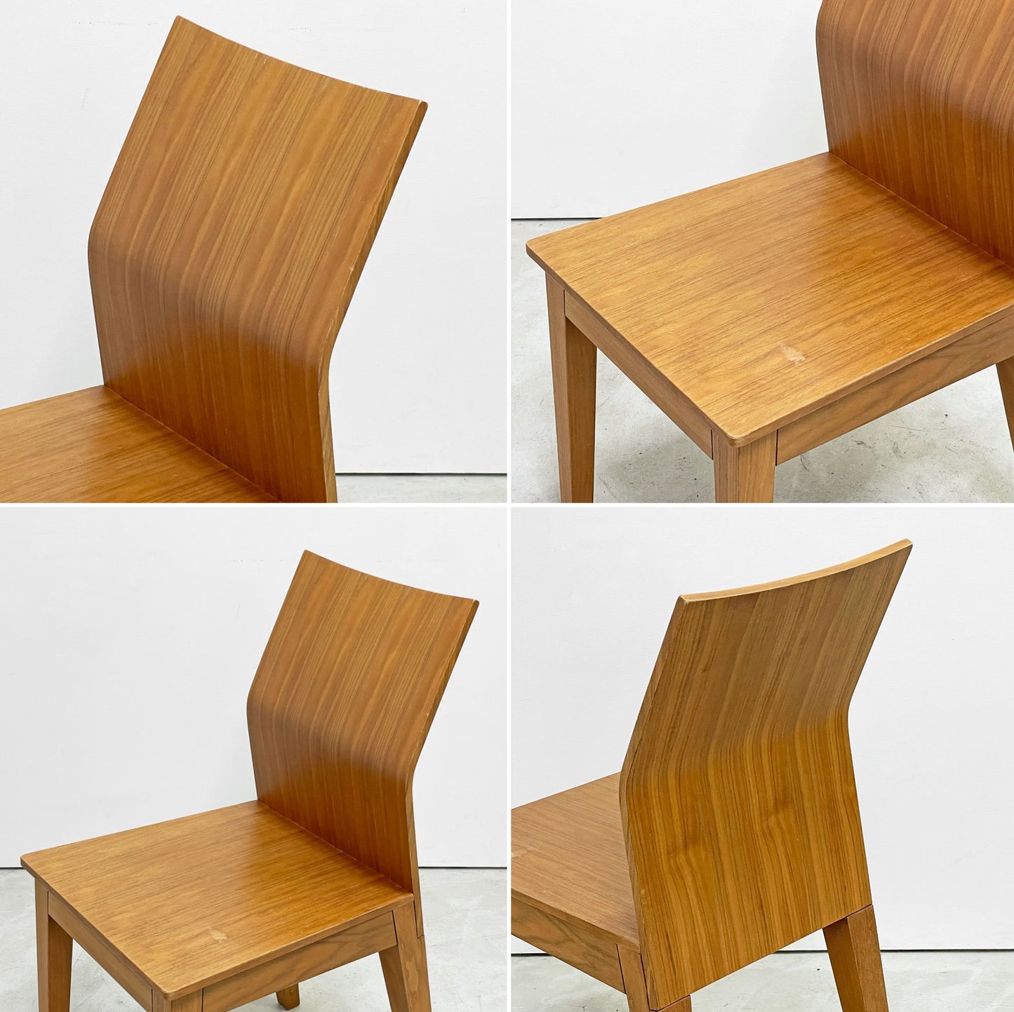 アクタス ACTUS ヴェント VENTO ダイニングチェア ウォールナット材 曲木 シンプルデザイン B ●
