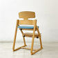 豊橋木工 TOYOMOKU アップライトチェア UPRIGHT CHAIR ナチュラル × ライトブルー ベビーチェア キッズチェア ●