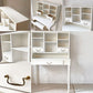モモナチュラル MOMO Natural エマ EMMA デスク＆アッパーセット Desk&Upper Shelf パイン無垢材 ホワイトペイント 廃盤 参考11万円 ★