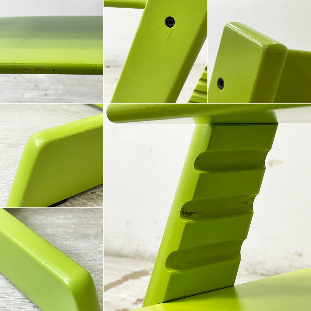 ストッケ STOKKE トリップトラップ TRIPP TRAPP ベビーチェア キッズチェア S/N無し グリーン ノルウェー 北欧家具 ●