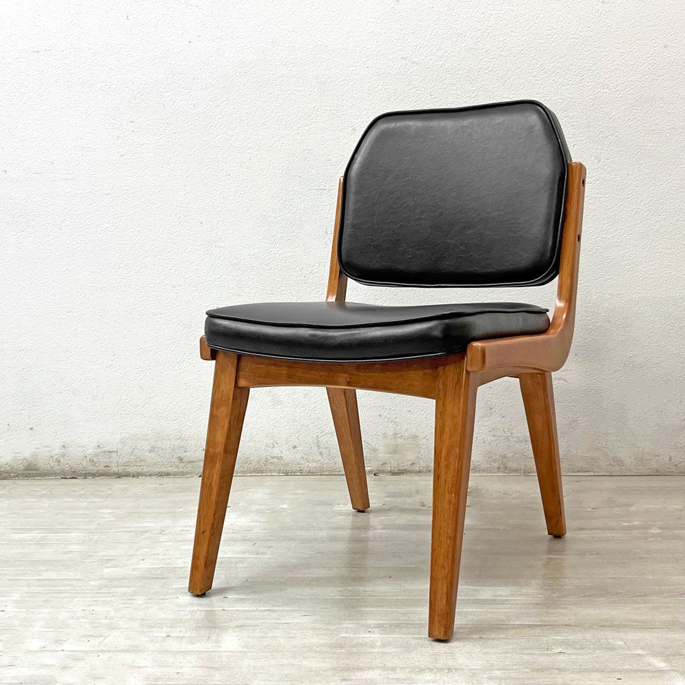 アクメファニチャー ACME Furniture シエラチェア SIERRA CHAIR ダイニングチェア ラバーウッド ビニールレザーシート B ●