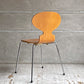 フリッツハンセン Fritz Hansen 3101 アントチェア 4本脚 ナチュラルビーチ材 ラッカー仕上げ アルネ・ヤコブセン 北欧家具 D ♪