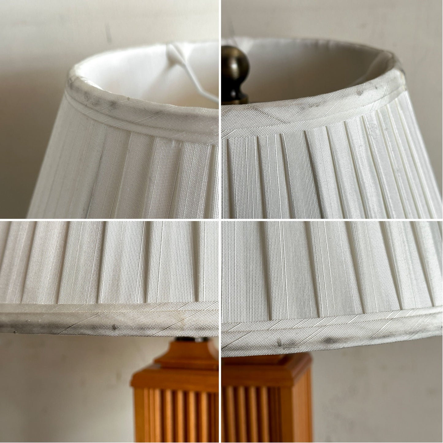 クラシック スタイル Classic Style plaster column テーブルランプ チューダー様式 プリーツシェード ■
