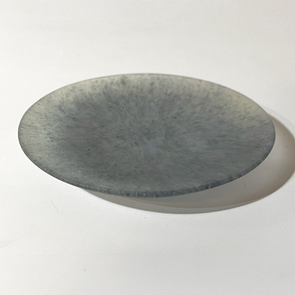 波多野裕子 パート・ド・ヴェール 小皿 7cm 現代作家 ★