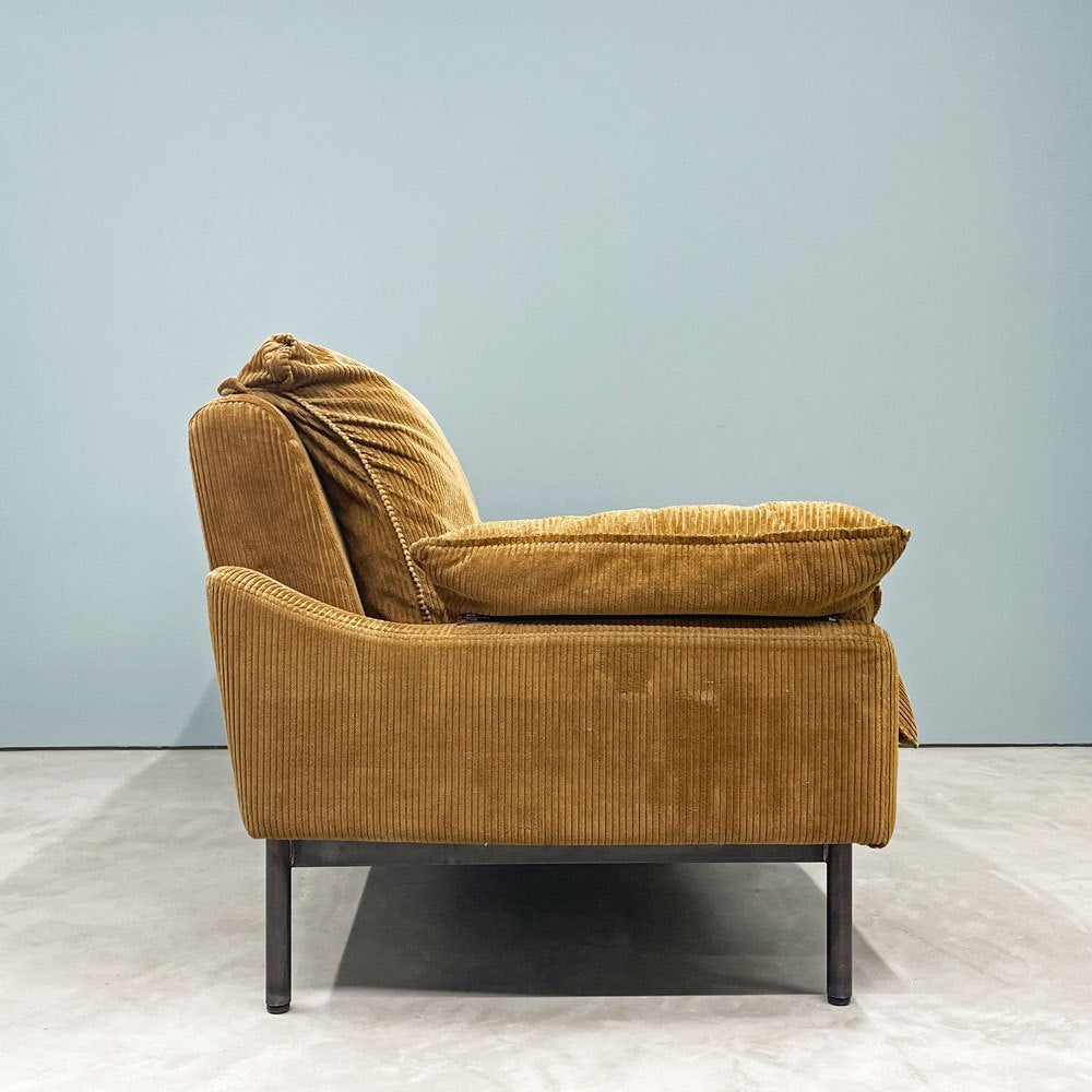 トラックファニチャー TRUCK FURNITURE DTソファ DT SOFA 2P スチール コーデュロイ フェザークッション W160cm 廃番サイズ ◎