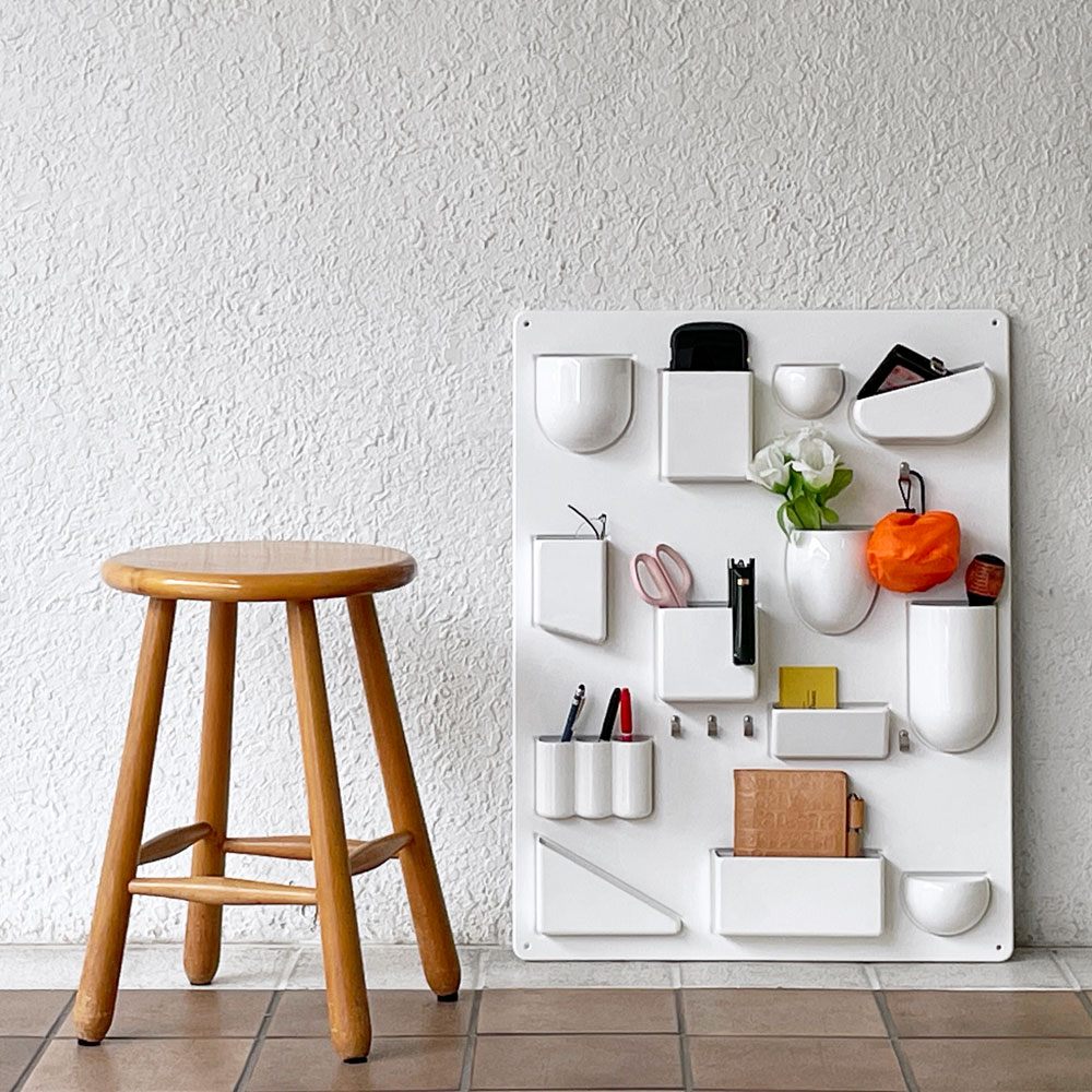 ヴィトラ Vitra ウーテンシロ2 Uten.Silo II ホワイト ウォールポケット 壁掛け収納 インゴ・マウラー & ドロシー・ベッカー ◇