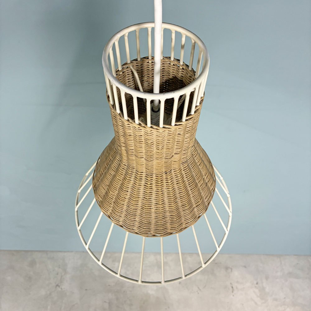イデー IDEE リリウム ランプ S LILIUM LAMP S  ペンダントライト ラタン ナチュラルテイスト 定価￥29,900- ◎
