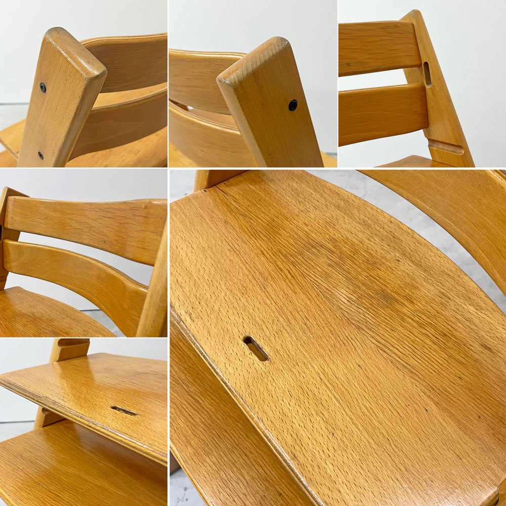 ストッケ STOKKE トリップトラップ TRIPP TRAPP ベビーチェア キッズチェア S/N無し ノルウェー 北欧家具 ナチュラル ●