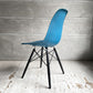 ハーマンミラー HermanMiller サイドシェルチェア ドゥエルレッグ DSW ブルーグリーン × エボニー ポリプロピレン製 イームズ ミッドセンチュリー ♪