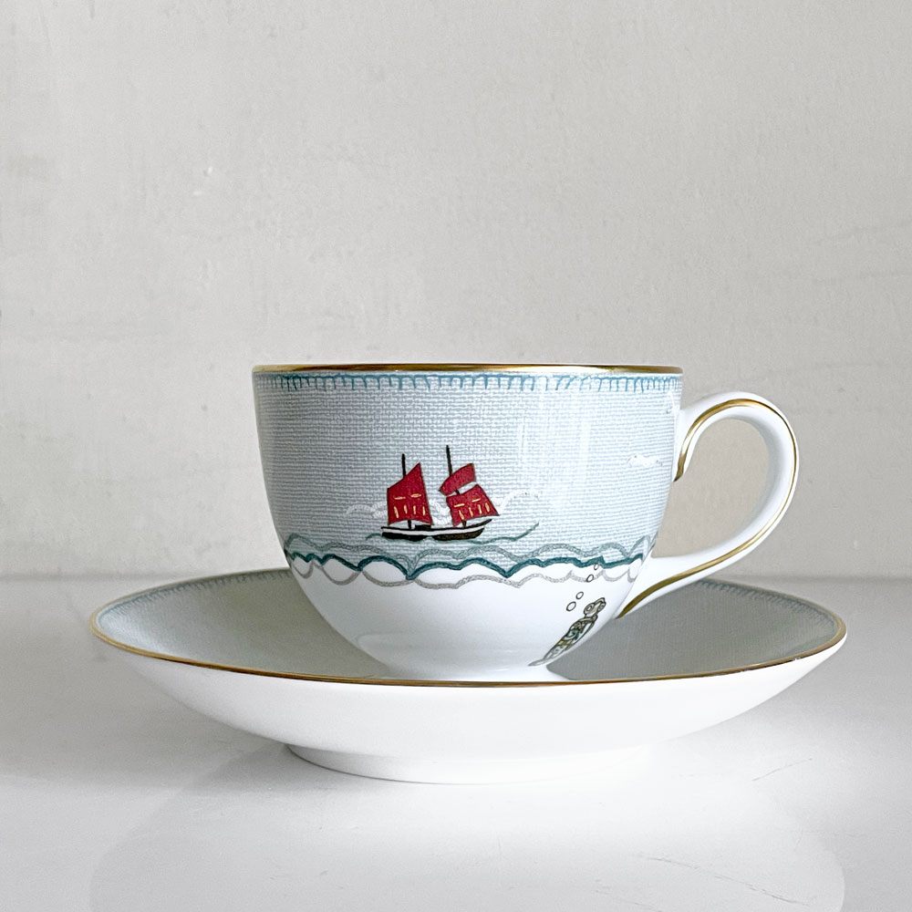 ウェッジウッド WEDGWOOD セイラーズ フェアウェル Sailor's Farewell カップ＆ソーサー C&S キット・ケンプ Kit Kemp 英国 イギリス ■