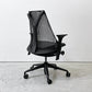 ハーマンミラー Herman Miller セイルチェア SAYL CHAIR デスクチェア オフィスチェア ブラック ミドルバック イヴ・ベアール 2013年製 旧モデル B ●